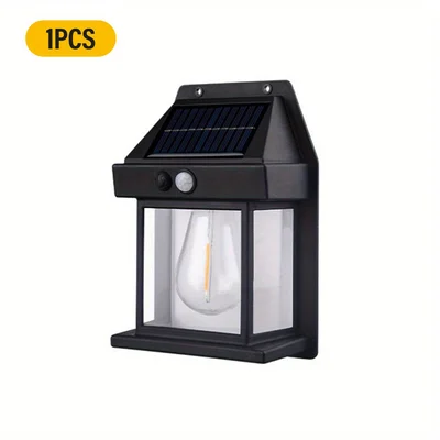 2024 New Tungsten Solar Wall Light for Outdoor