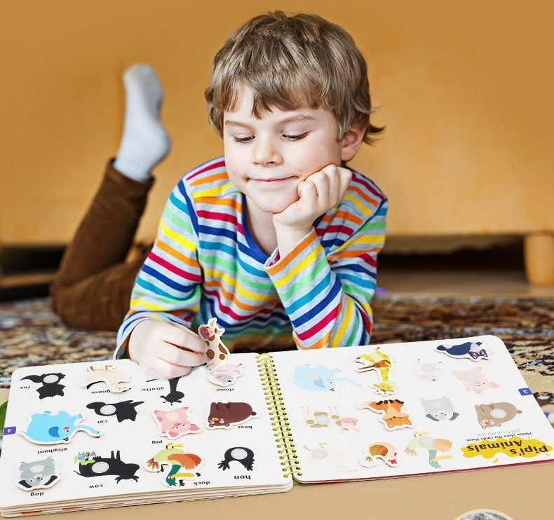 🔥Keep Your Kids Away From Electronics - Early Education Enlightenment Quiet Sticker Toy