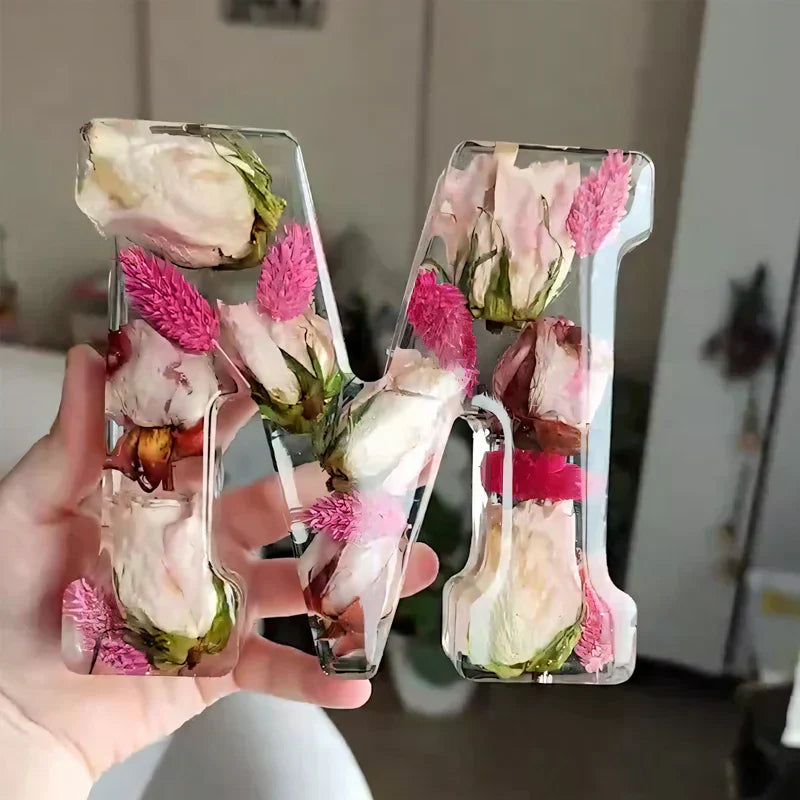 🌸Floral Resin Night Light