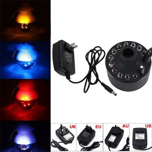 🎃12 LED light Ultrasonic Mist Maker Fogger