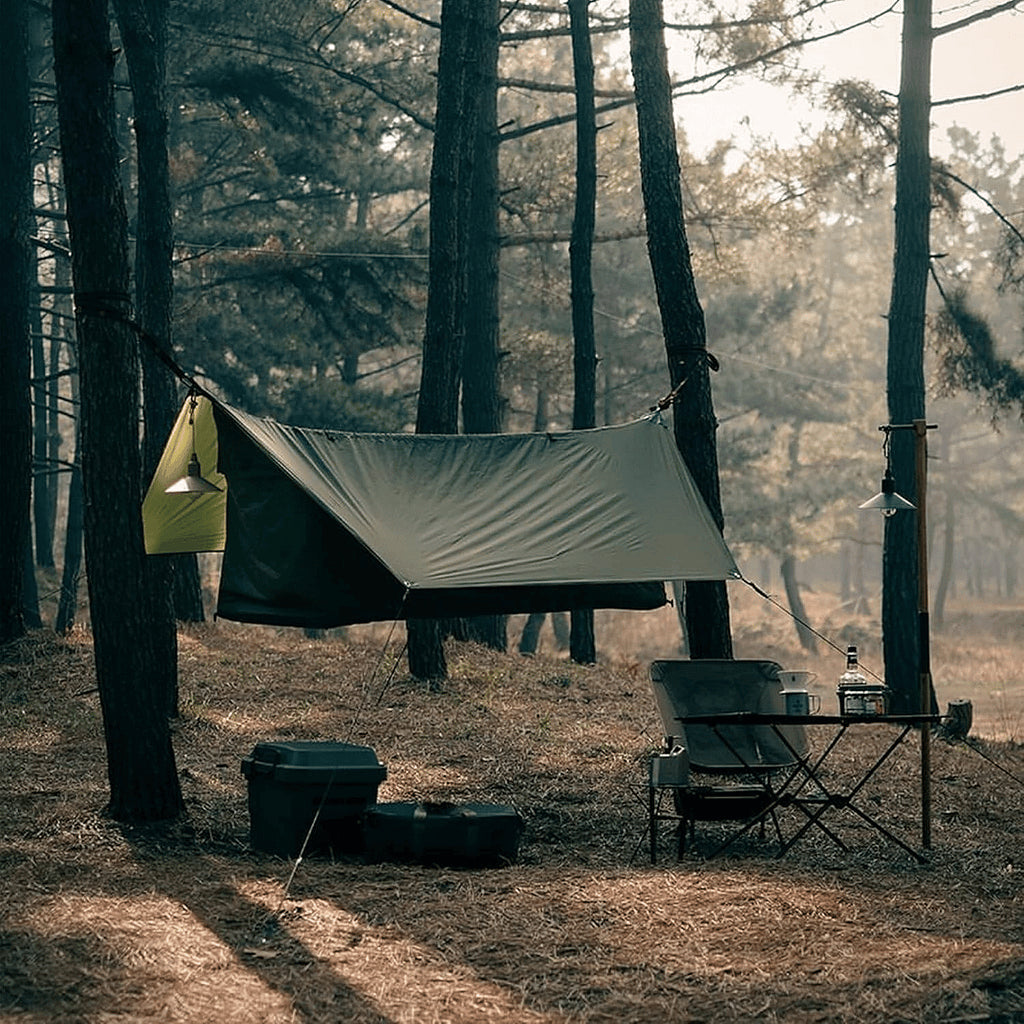 Lay-Flat Tent Waterproof, Bug Net|FREE Pad + Rainfly & free shipping