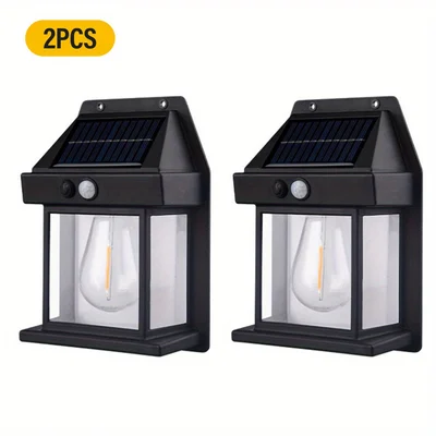 2024 New Tungsten Solar Wall Light for Outdoor