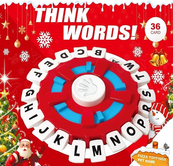 🎅Christmas Sale 49% OFF🎄🔥Word Game | Fast-Paced Family Board Game| Learning Game Great for All Ages🔥