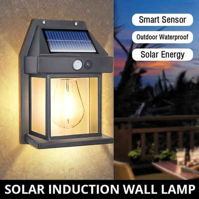 2024 New Tungsten Solar Wall Light for Outdoor