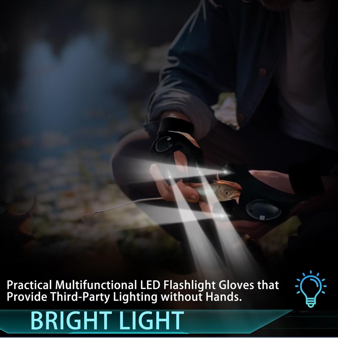 LED Flashlight Gloves