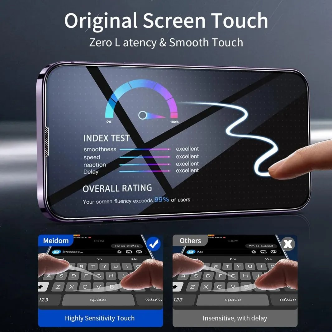 🔥Save 49% 📱iPhone Full series Screen Protector -Fingerprint-proof Dust Free Without Bubbles