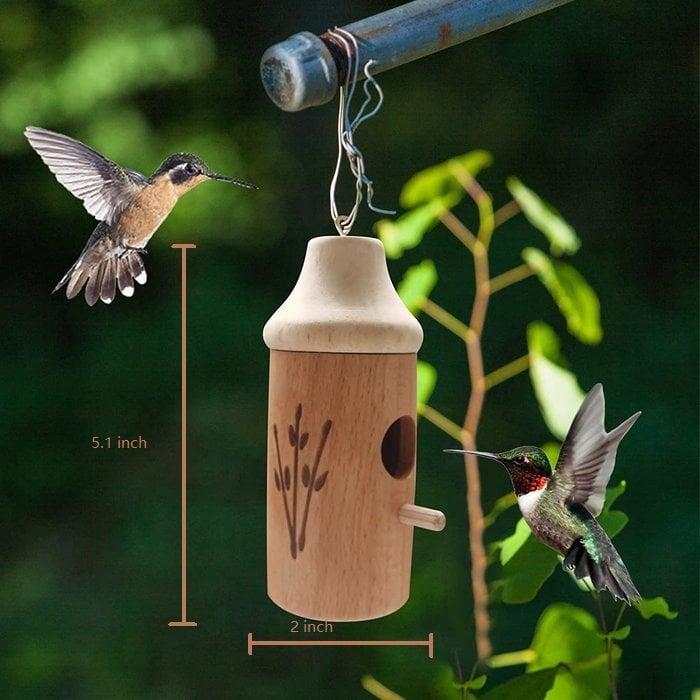 Last Day Sale 60% OFF💕Wooden Hummingbird House-Gift for Nature Lovers