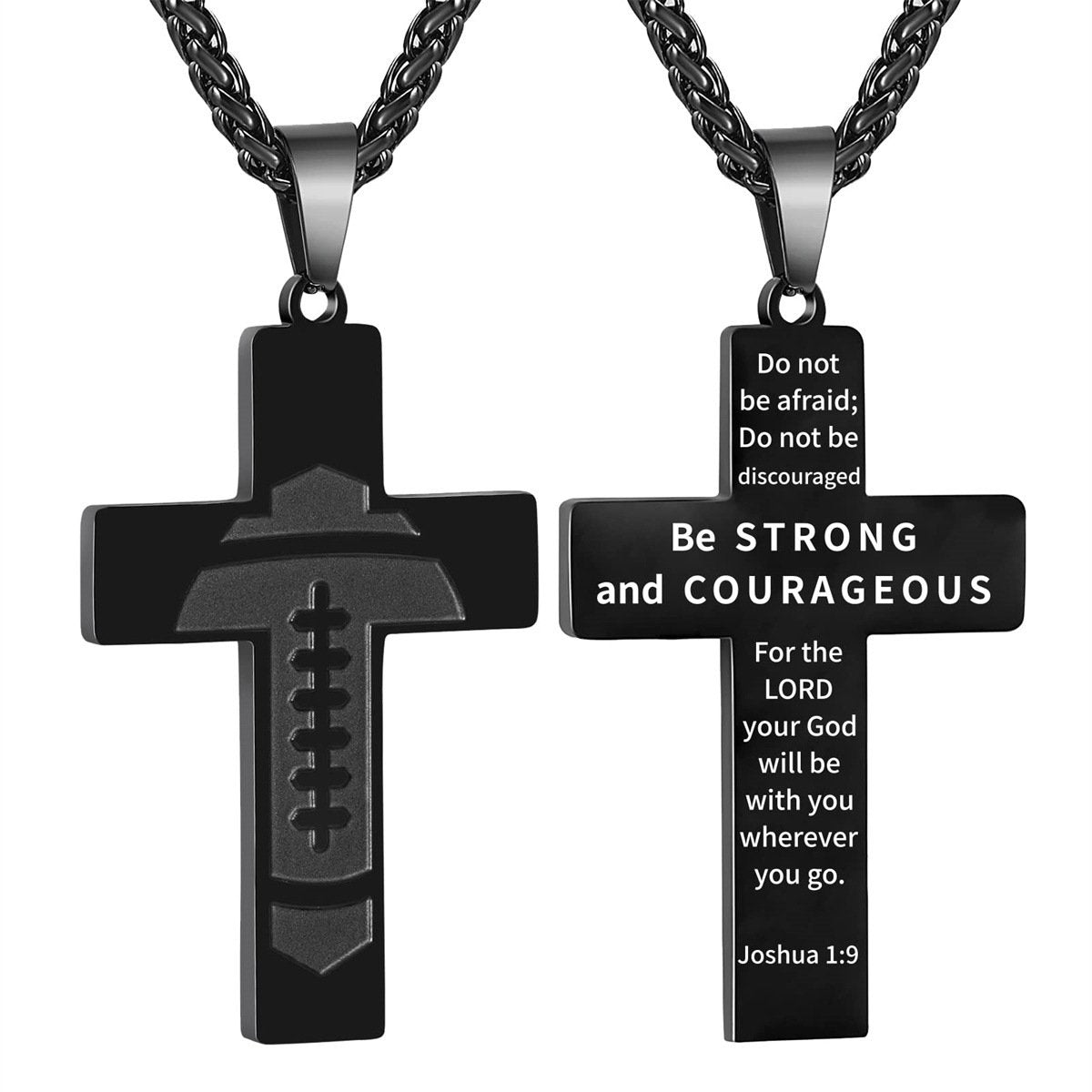 š„LAST DAY 49% OFF - American Football Cross Bible Pendant