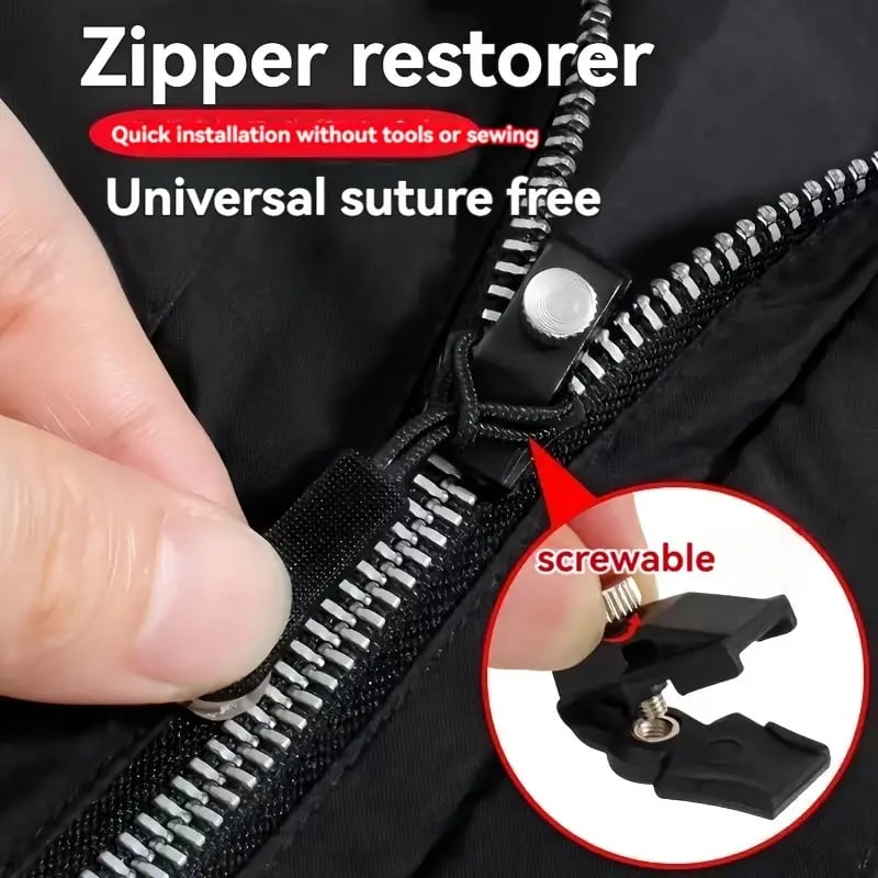 š„Last Day 49% OFFš„Universal Zipper Repair Kit Quick Fix Slider