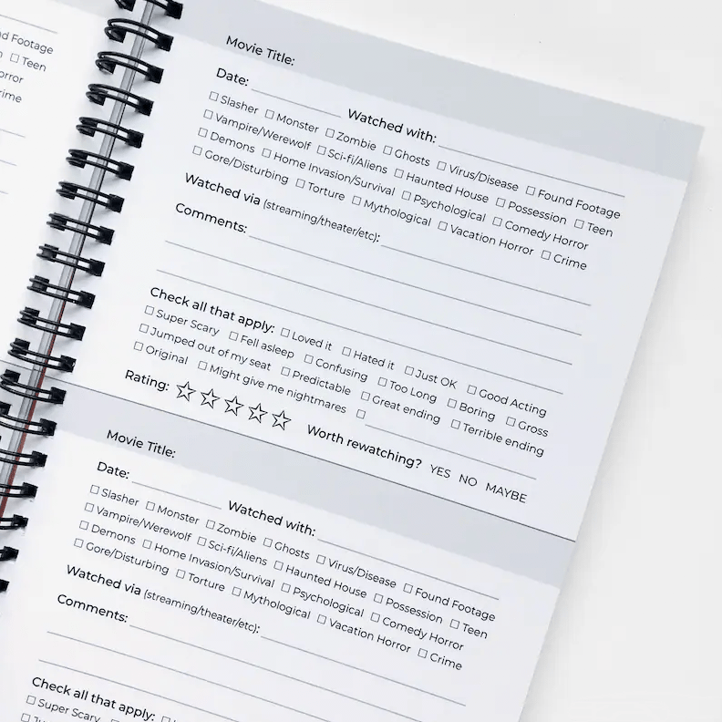 π₯2024 NEW STYLE- Horror Movie Review Journal