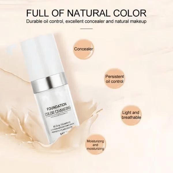 šColour Changing Mature Skin Foundationš