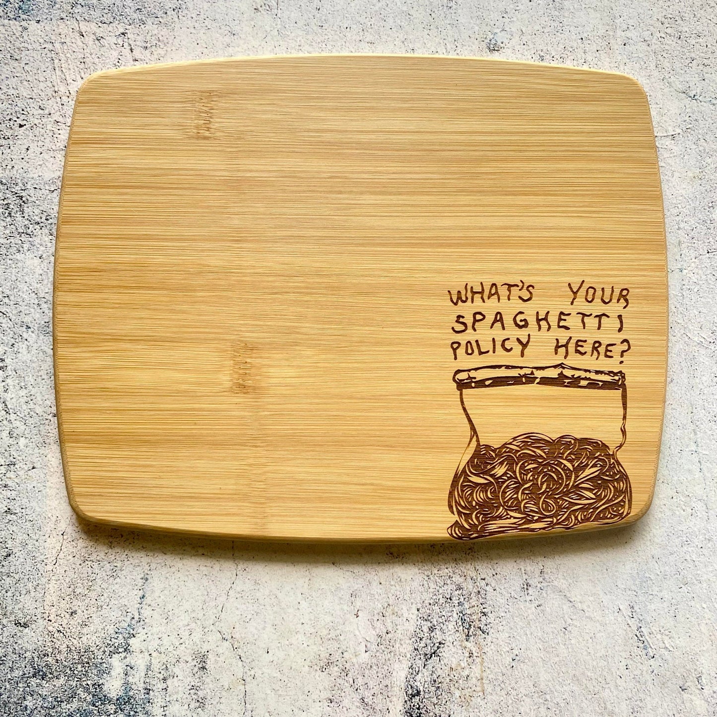 Funny Bamboo Cutting Board