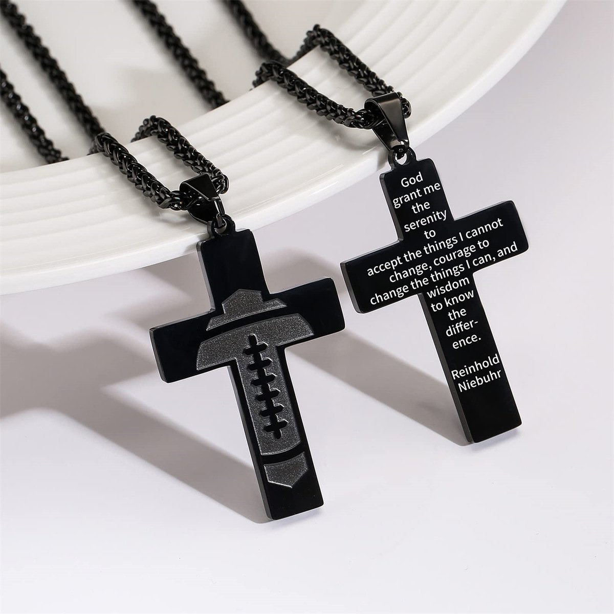 š„LAST DAY 49% OFF - American Football Cross Bible Pendant