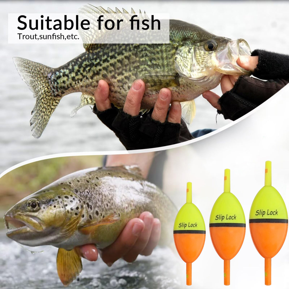 đ„Last day Clearance Sale 60% OFFđ„Slip Lock Bobbers for Slip Bobber Fishing