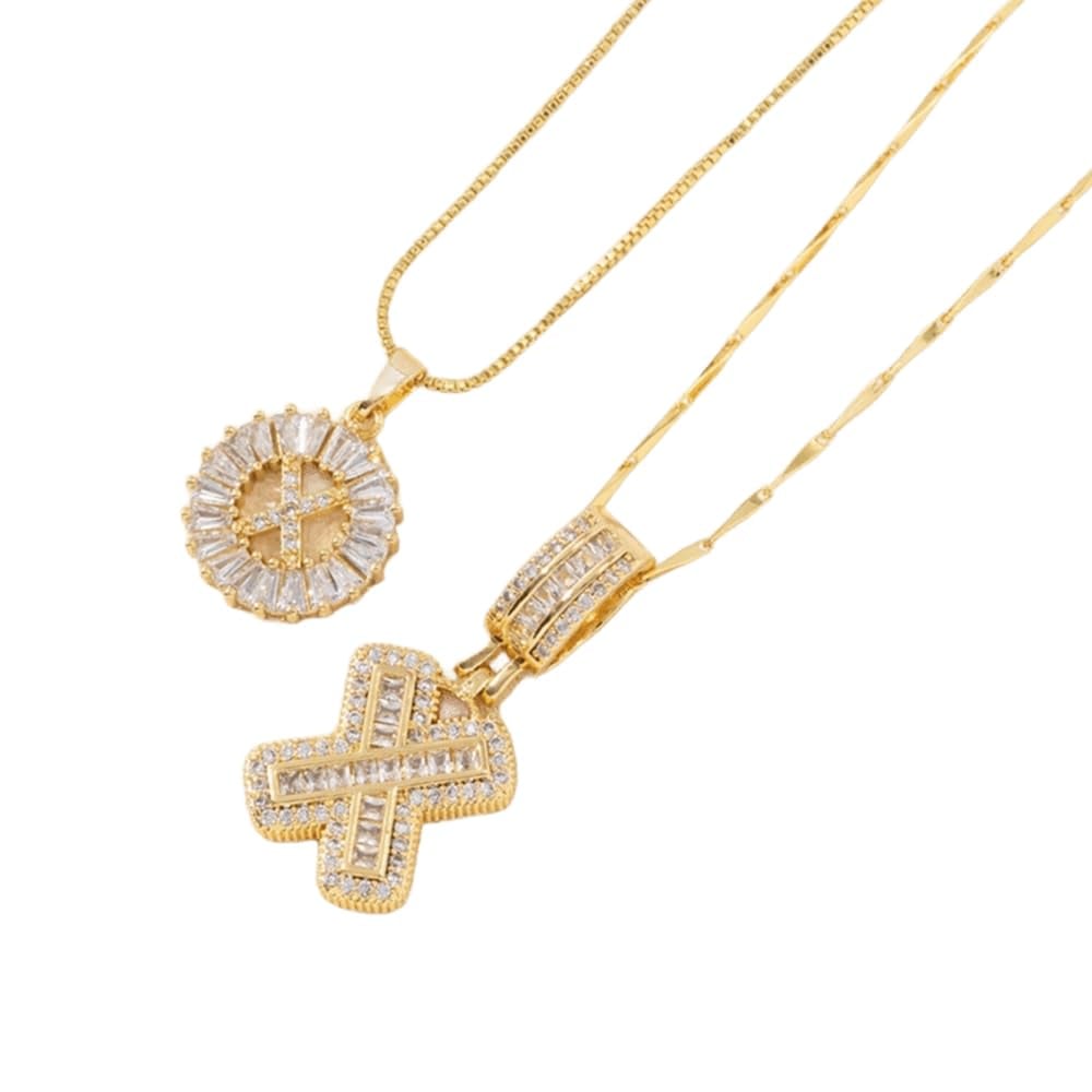 💍Last Day Only $12.99 & 2 Pack💍 Initial Letter Pendant Necklaces-Best Gift for your friends💝