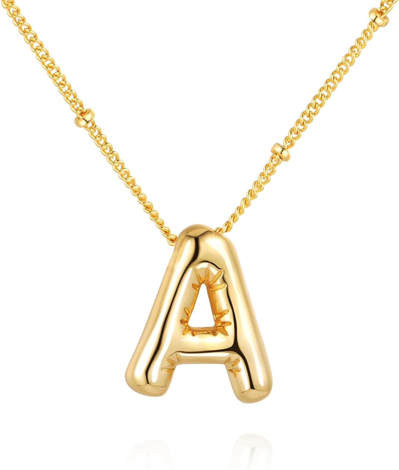 🔥Summer sale🎁⏰Bubble Letter Necklace