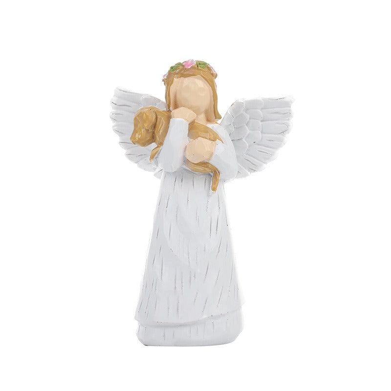 Dog Angel Figurines