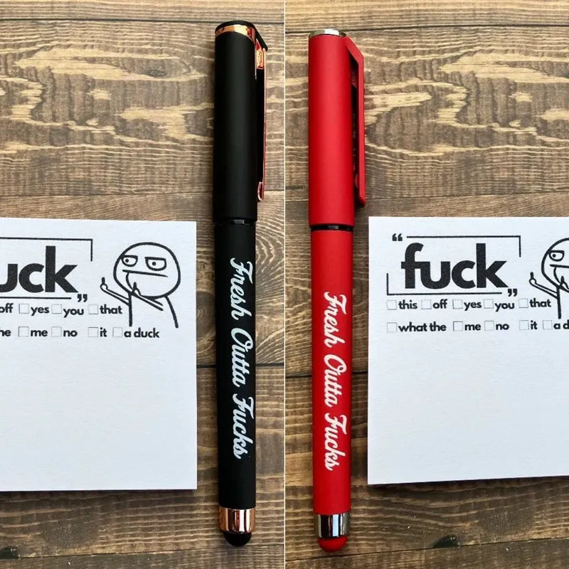 π Fresh Outta Fucks Pad and Pen