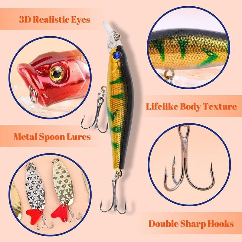 🎅Early Christmas 49%OFF🎅24Pcs Fishing Lures Christmas Advent Calendar