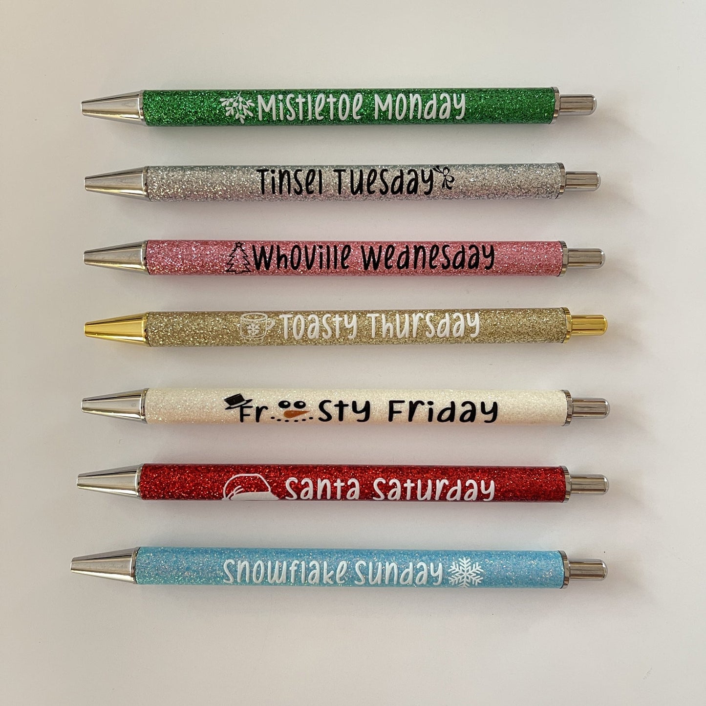 Colored Glitter Pen Set for Sarcastic Souls