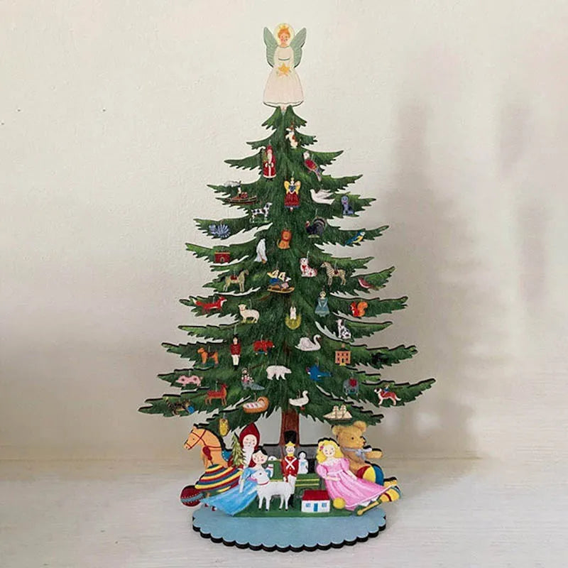 🎄Christmas Tree - Wooden Mantle Ornament