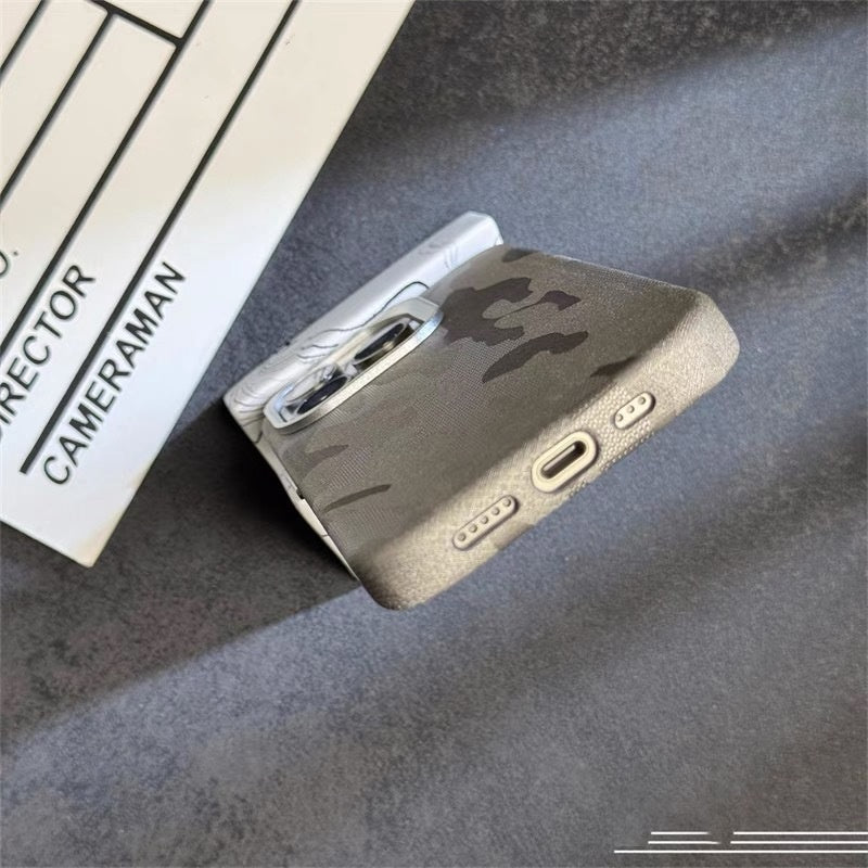 Camouflage Pattern MagSafe Case for a Bold and Rugged Look
