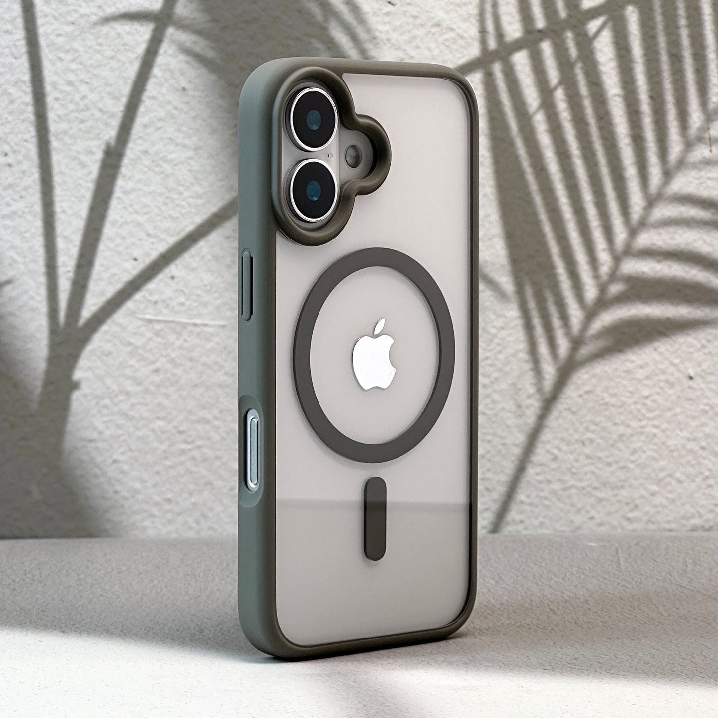 MagSafe-Compatible Transparent iPhone Case with Shockproof Protection