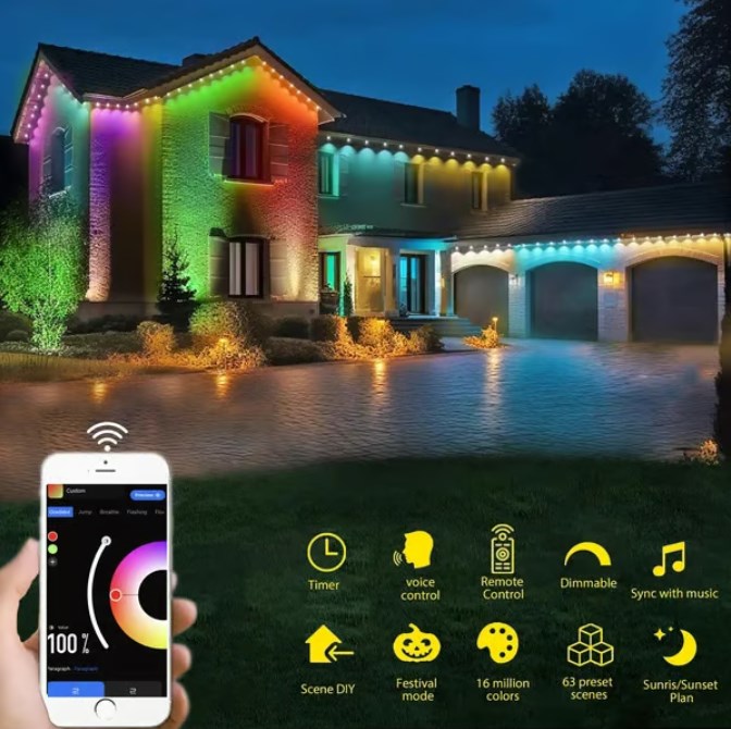 ๐
 Early Christmas 49%OFF ๐
 Smart Rainbow LED Permanent Outdoor Light - Smartlight ๐