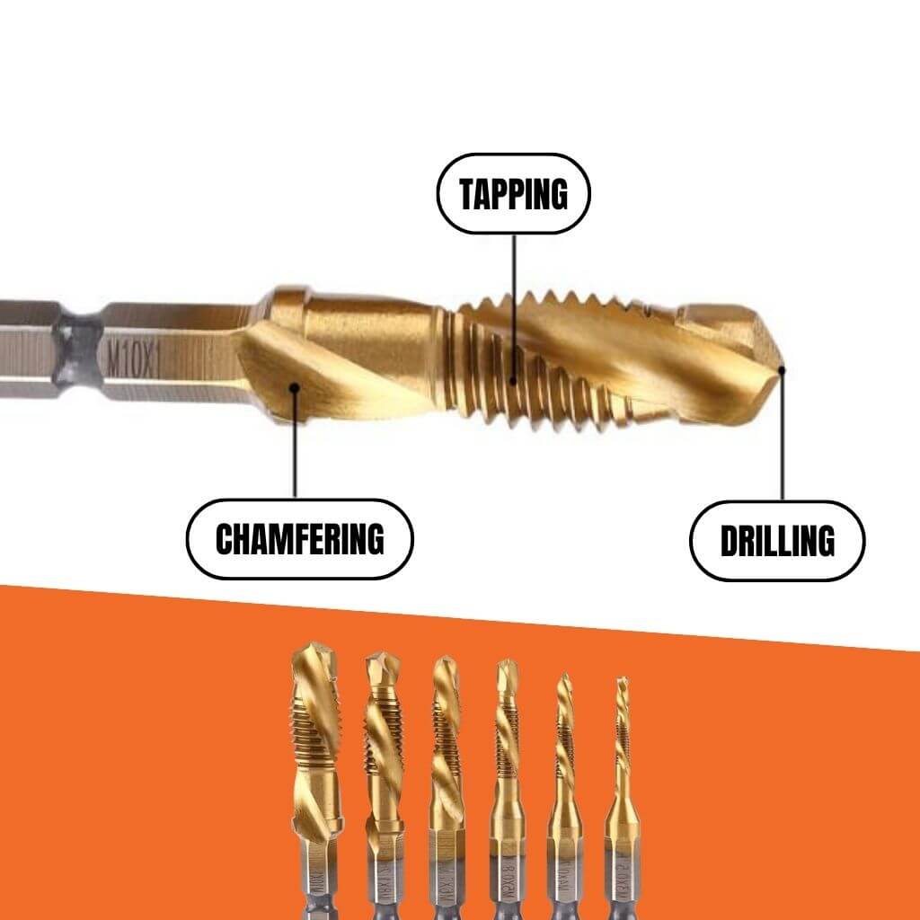 Cobalt PowerDrill Set (6 pcs)