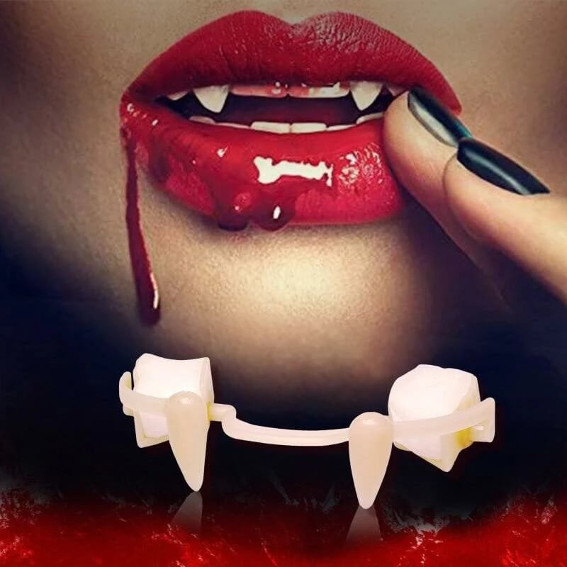 🎃Halloween Promotion-49% OFF🎃Retractable Halloween Vampire Fangs🧛♂BUY 1 GET 1 FREE