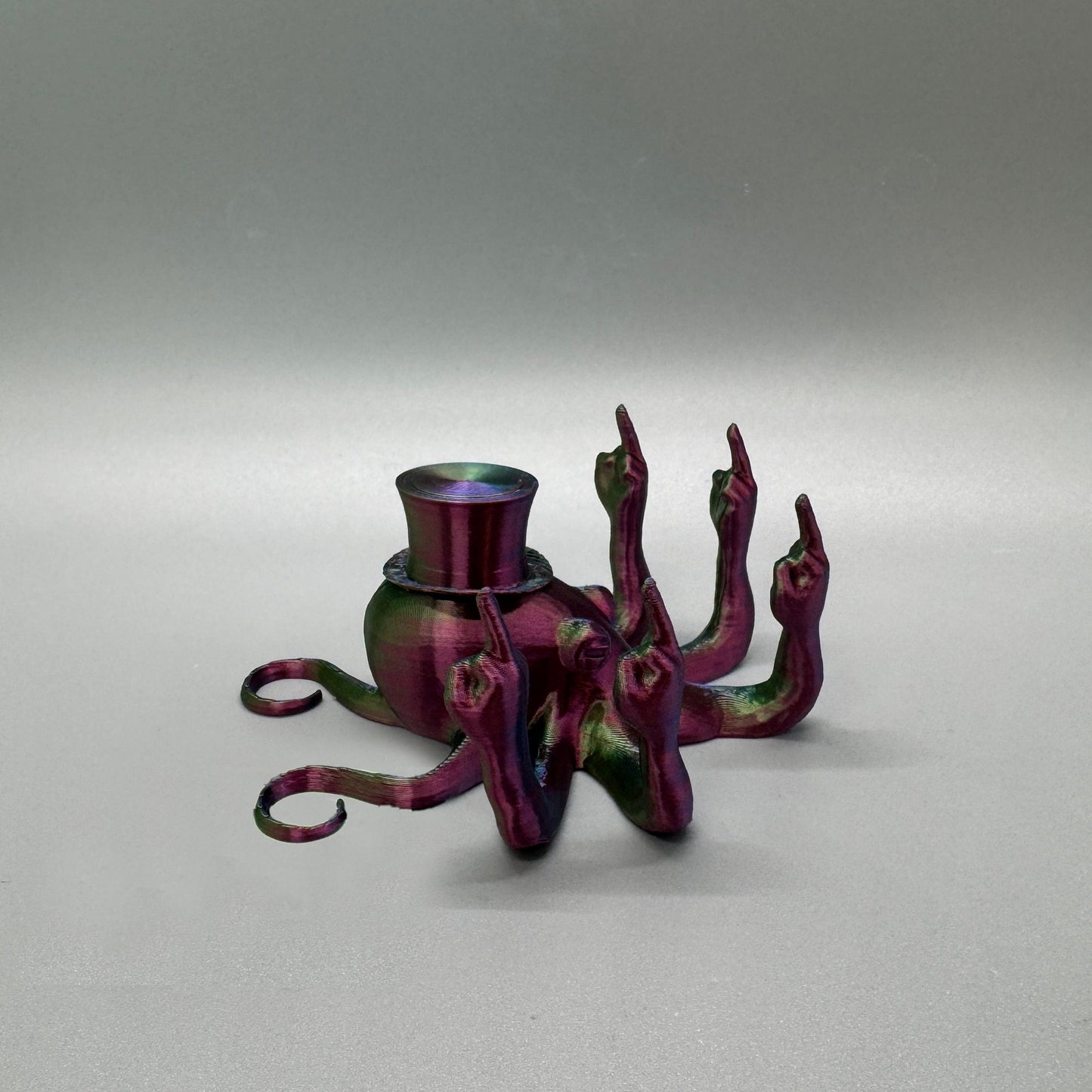 🎩🐙Sir Fucktopus | Middle Finger Octopus🤣