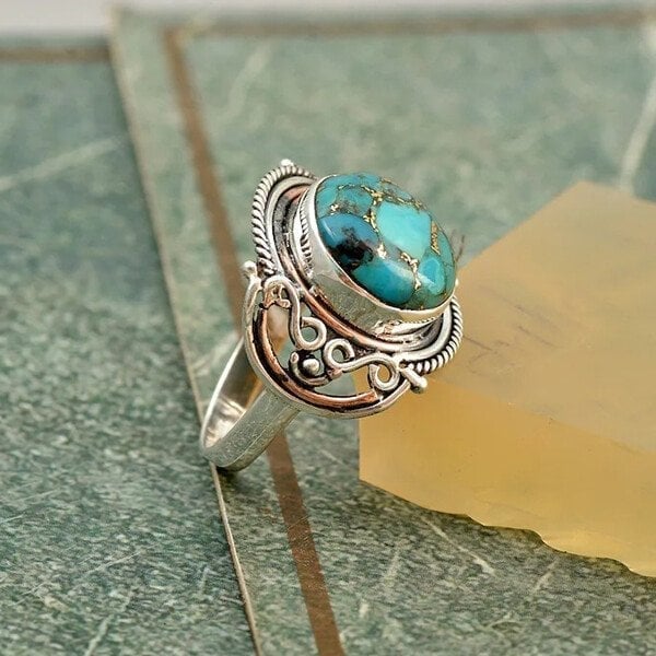🎁Boho Turquoise Ring