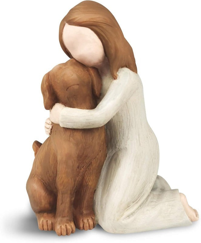 Dog Angel Figurines