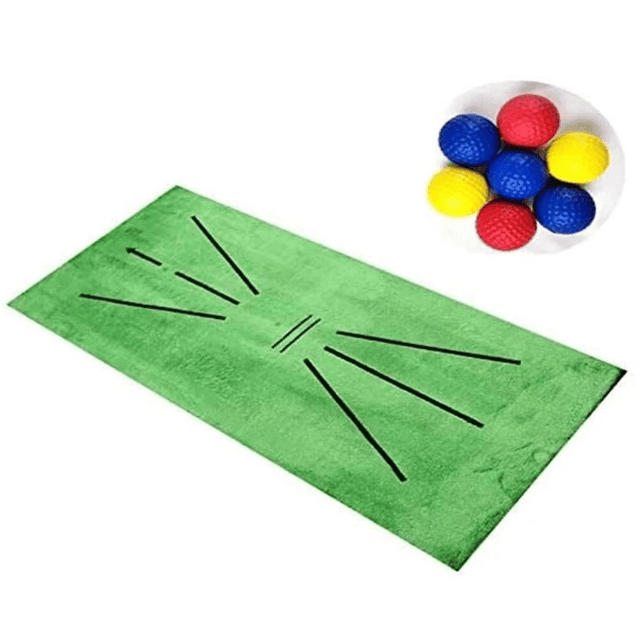 Golf Training Mat For Swing Detection Batting