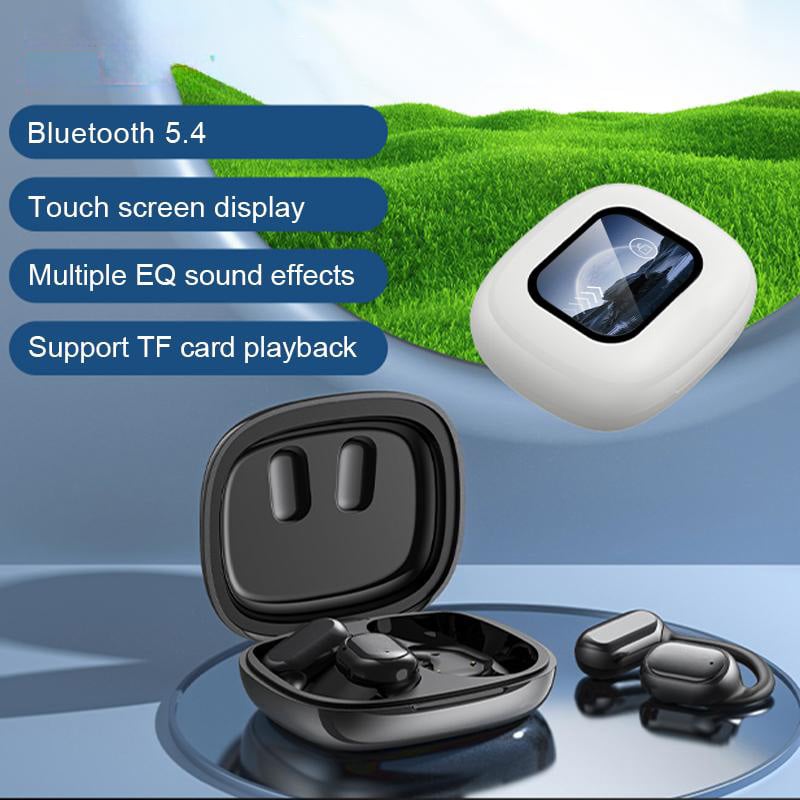 Intelligent touch screen open Bluetooth earphones