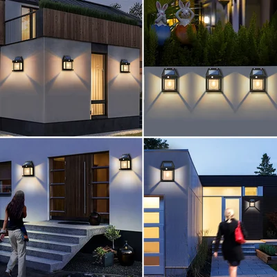 2024 New Tungsten Solar Wall Light for Outdoor