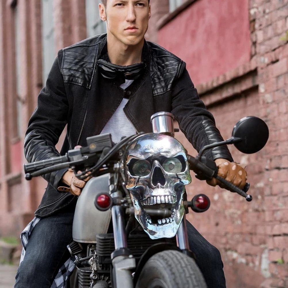 Motorcycle Skull Headlamp