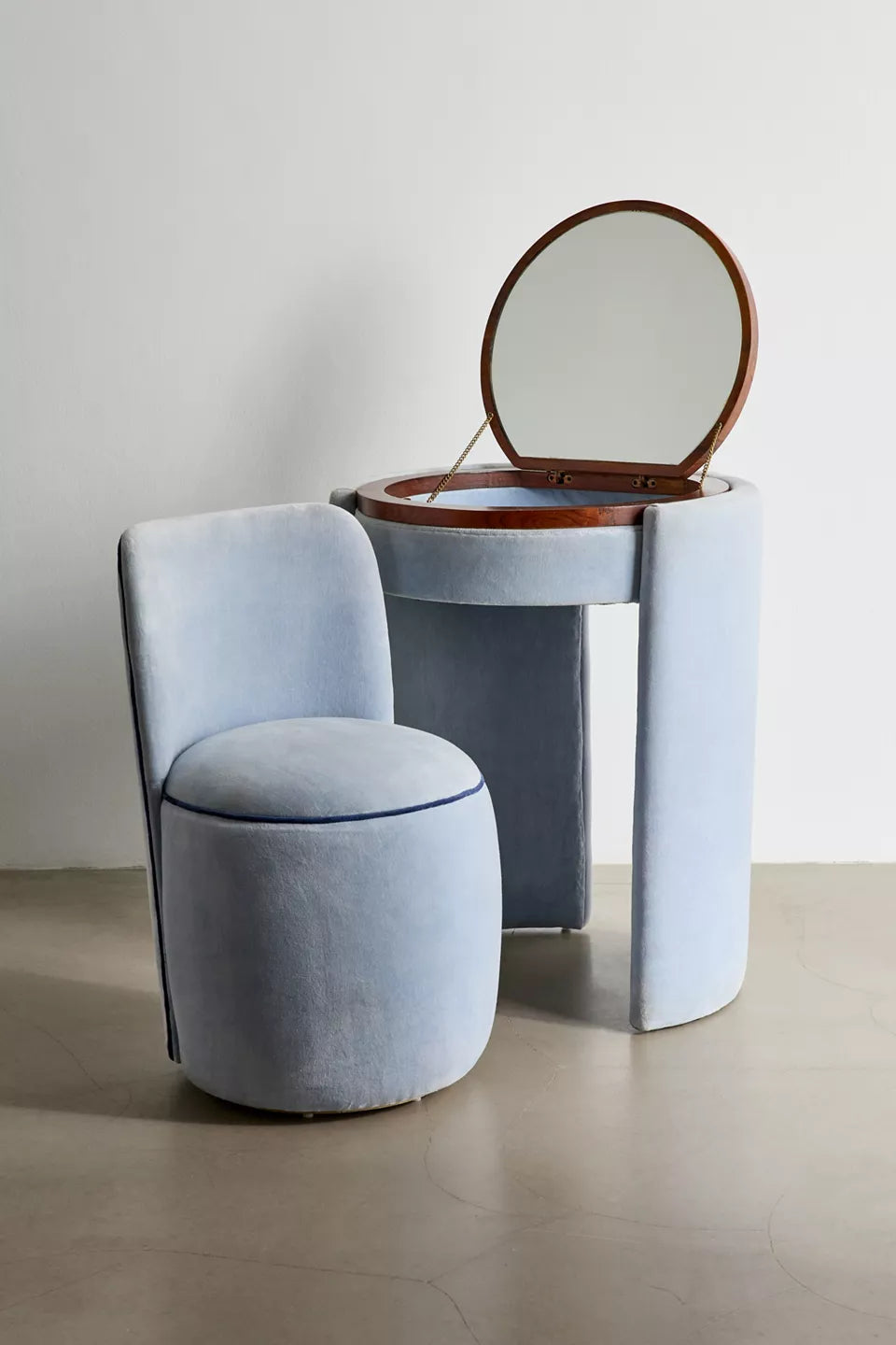 Mirror Vanity & Stool Set