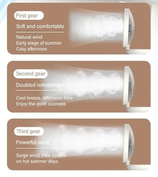 🔥 Portable Wall Fan