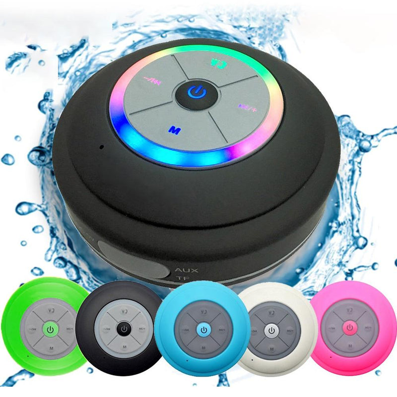 š„LAST DAY 49% OFF - Mini Bluetooth Waterproof Speaker with LED lightš