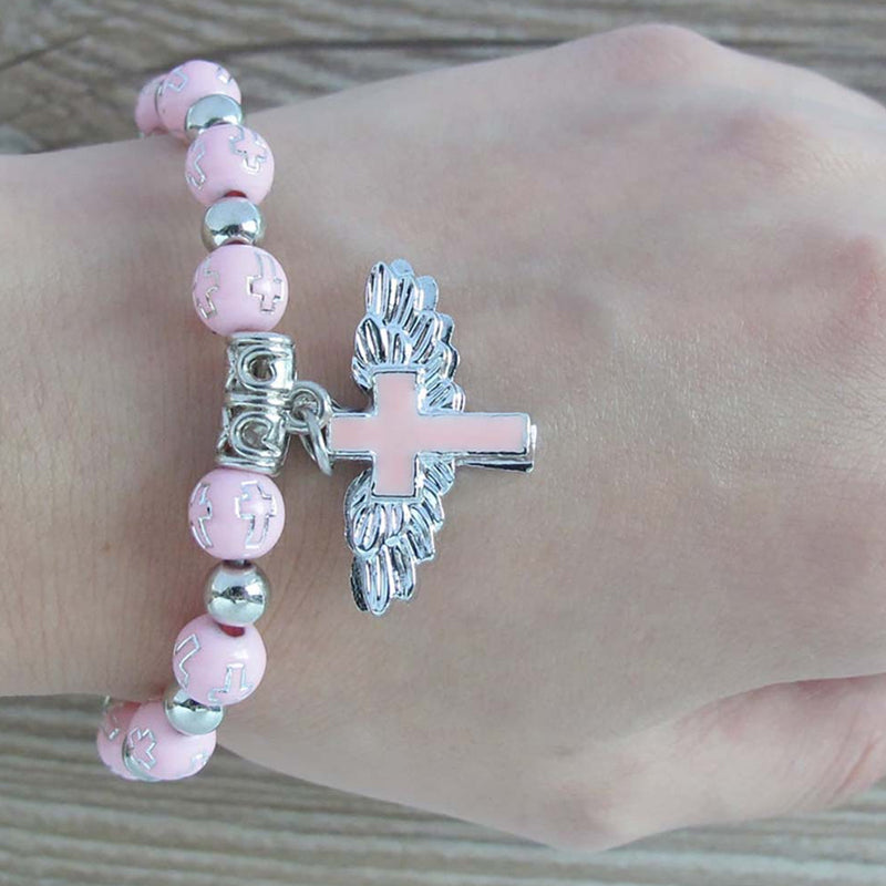 🎁2024 New Year Hot Sale🎁49% OFF🔥Angel Wing Cross Bracelet