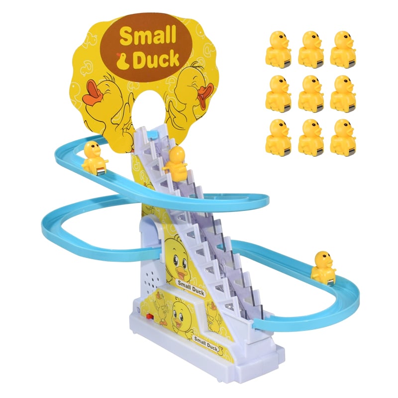 🦆Electric Duck Slide Track With Lights And Music🦆