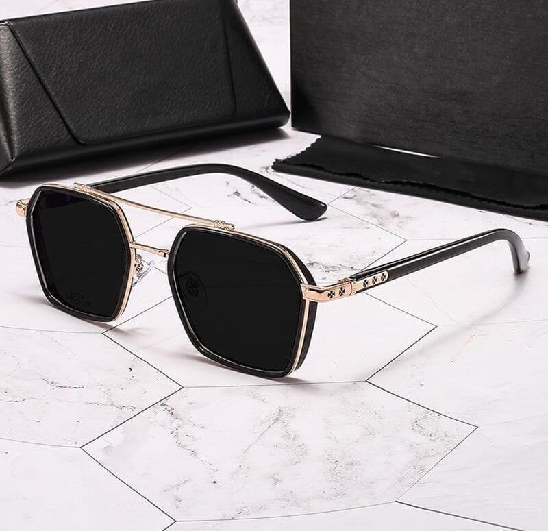 Double Beam Slim Retro PC Frame Optical Glass