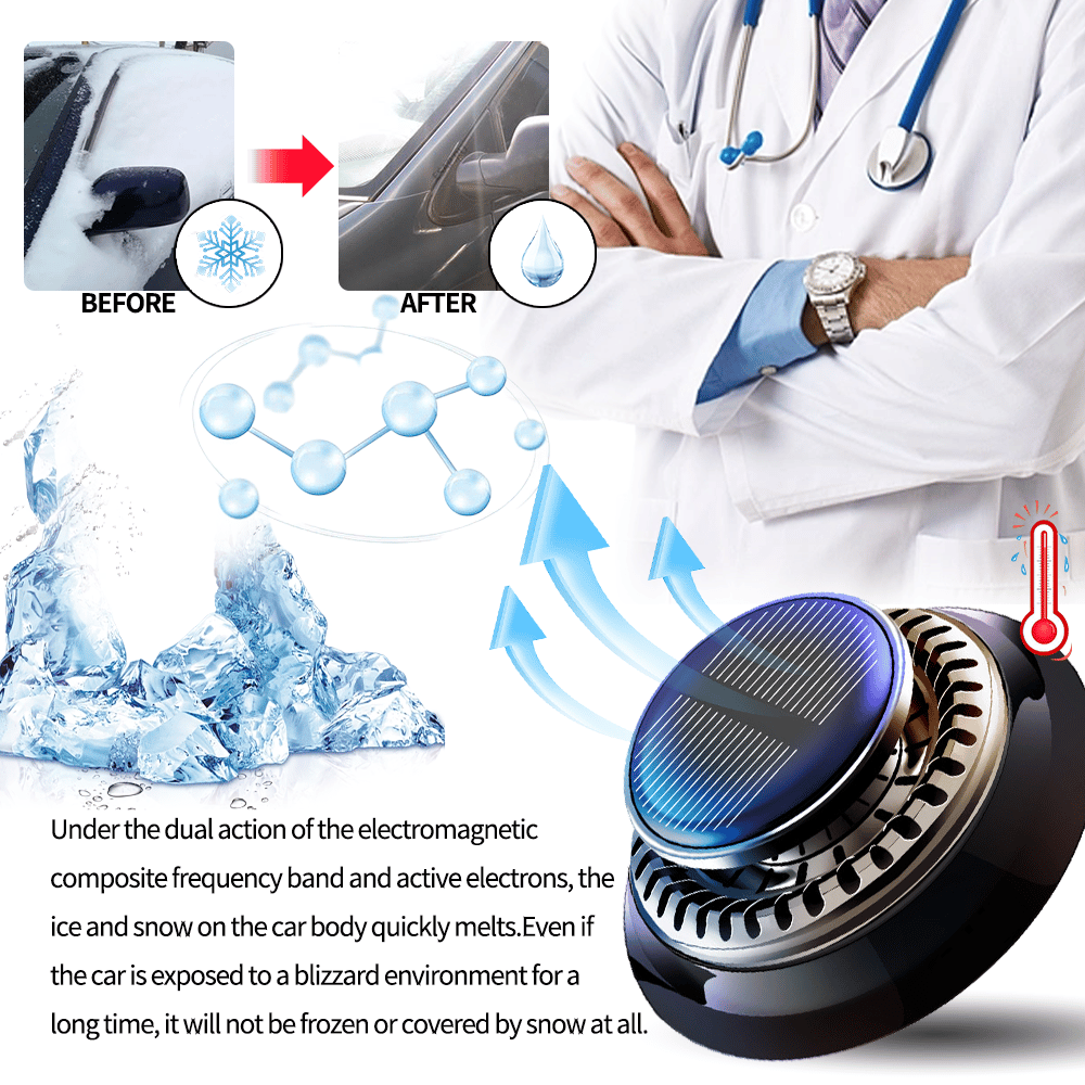 Anti-freeze Electromagnetic Car Snow Removal Device