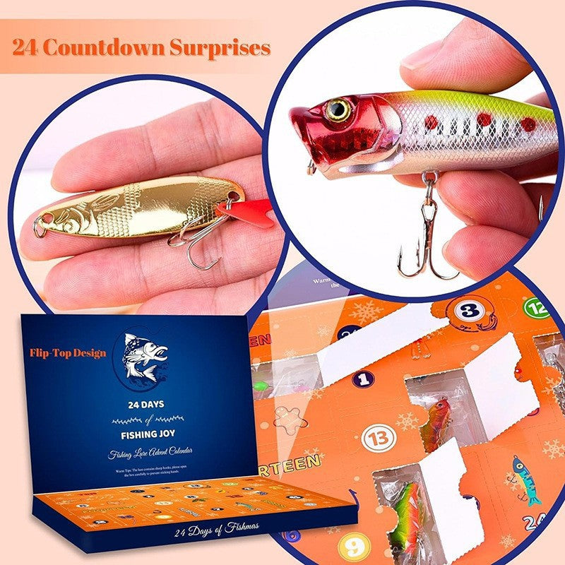 🎅Early Christmas 49%OFF🎅24Pcs Fishing Lures Christmas Advent Calendar