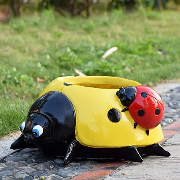 🔥Hot Sale 49% Off - Fun Ladybug Flower Pot🐞