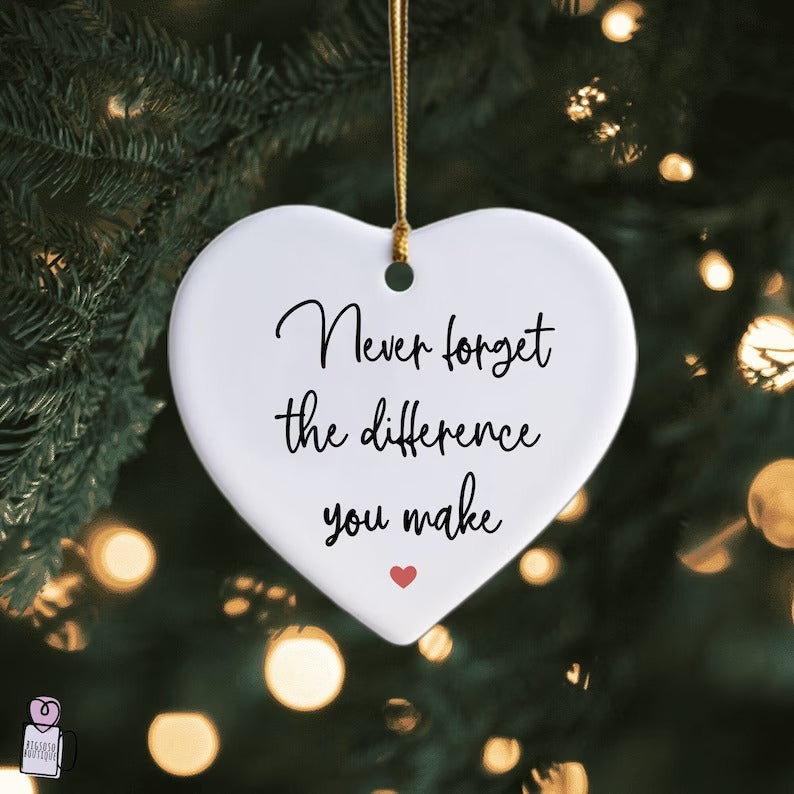 Friendship Heart Hanging Ornament