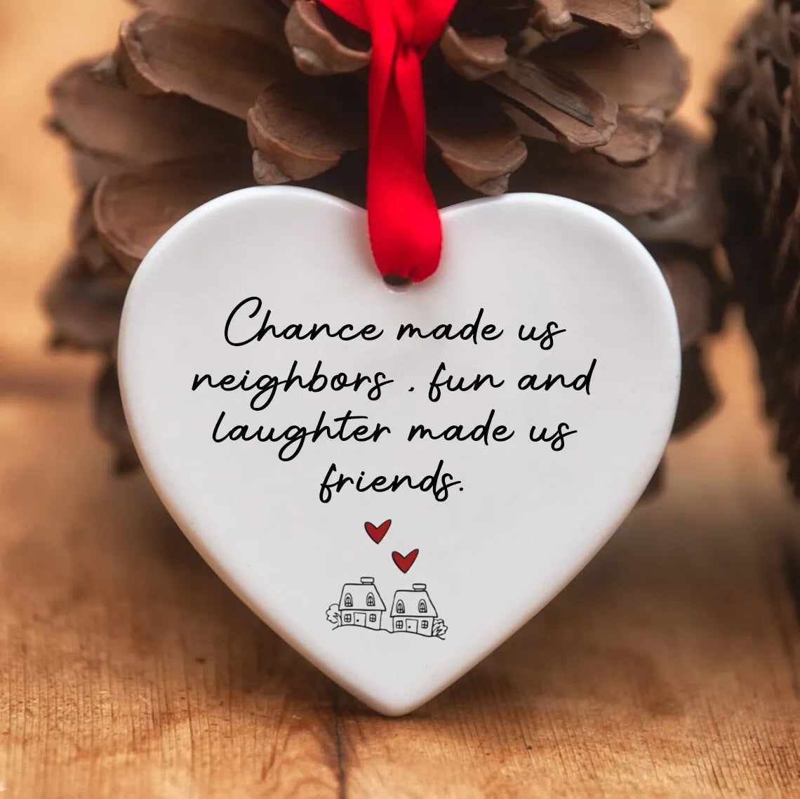 Friendship Heart Hanging Ornament