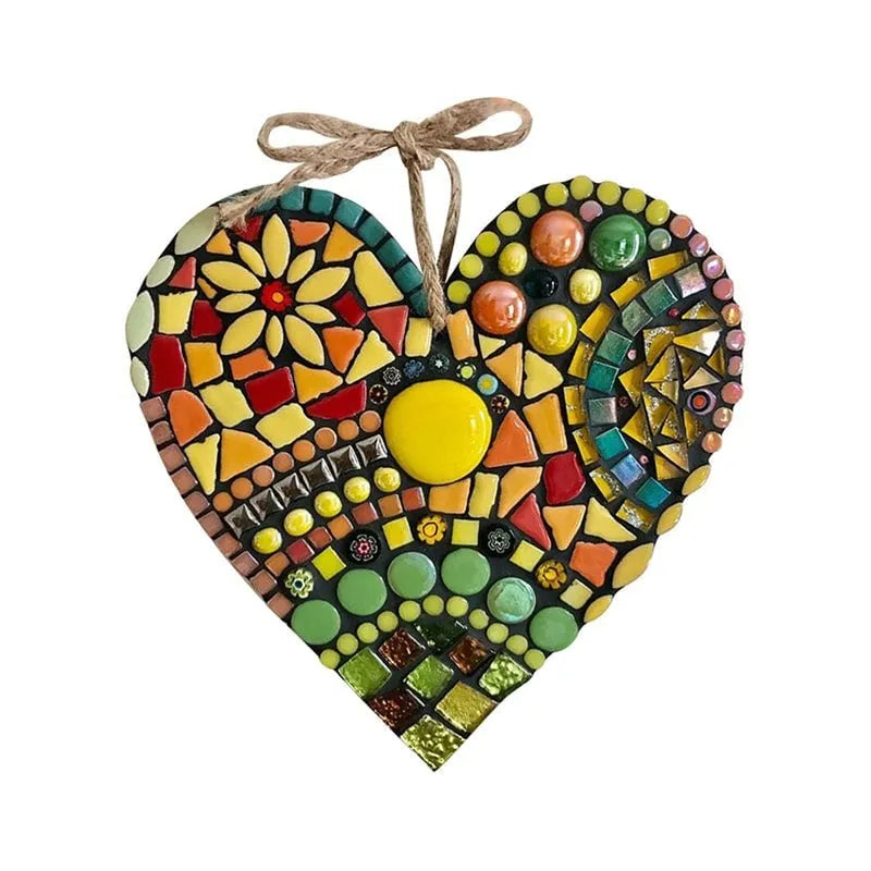 Large Garden Mosaic Heart Decoration❤️