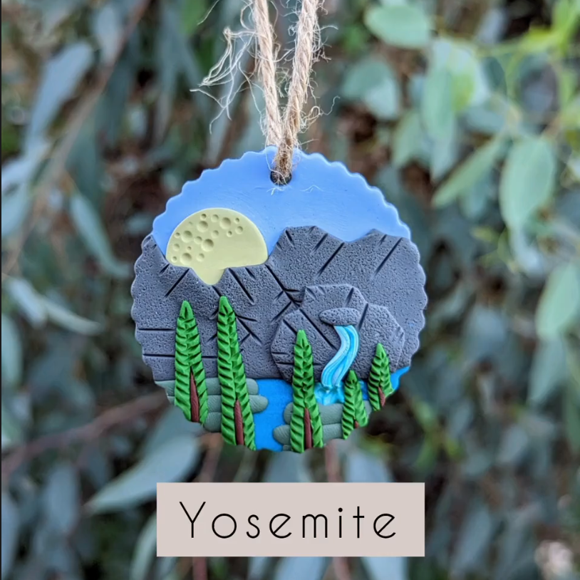 Handmade-NATIONAL PARK Tree Ornaments